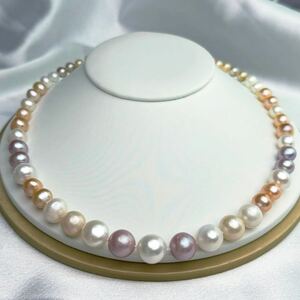 南洋真珠ネックレス6-13mm Pearl jewelry necklace 有核 天然パールネックレス 