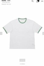 VISVIM AMPLUS RINGER TEE S/S LT GREEN サイズ1 試着のみ_画像1