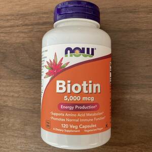 ビオチン Biotin ナウフーズ now サプリメント iHerb