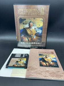 1円〜　GETEN Ⅱ ゲテンⅡ 大海信長伝　下天　 PC-9801 3.5 2HD ゲームディスク　1993 シュミレーション　ゲーム　レトロゲーム 信長