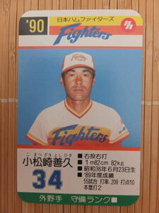 タカラ プロ野球カードゲーム '90年 日本ハムファイターズ　小松崎 善久（1枚）