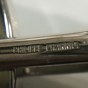 ソ）フィリップシャリオール PHILIPPE CHARRIOL カフス カフリンクス スウィヴル式 レバー式 正装の画像3