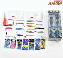 ★☆ ライトジギング用品 26個 豪華大量セット ロッドスタンドBM‐300ライト TGベイト80/100g ウロコジグ80g イエヤス120g等 ★☆★☆★☆_画像1