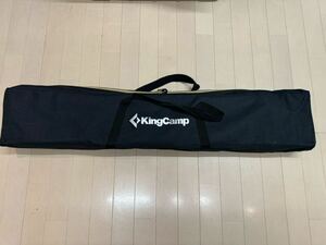 KingCamp キャンプテーブル 折りたたみ アウトドアテーブル バンブー 高さ調節 ローテーブル 耐荷重80kg 収納付き 100 x 65 x 45/52/65 cm