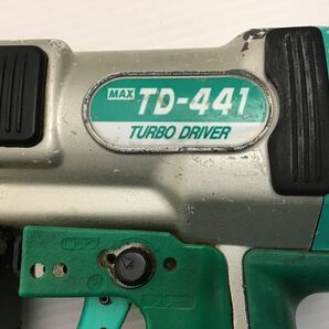 MAX／マックス ターボドライバー TD-441 常圧 41mm 動作確認済 ネジ打ち機 足長25~41mm 工具 大工道具 エアーの画像9