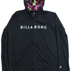 BILLABONG ビラボン UNITY ロゴ ジップ フーディ XLサイズ ブラック 黒 パーカ 長袖 ラッシュガード 型番:BD011854