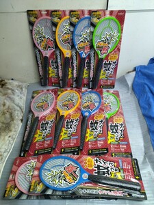 新品 電撃殺虫ラケット 三層ネット ナイス蚊っち　10本セット　