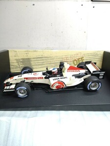 ミニチャンプス 1/18 BAR HONDA 007 J.バトン B.A.R ホンダ 箱無し