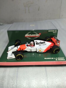 1/43 Minichamps MCLAREN MP 4/9 PEUGEOT M. BRUNDLE マクラーレン ミニチャンプス マルボロ 