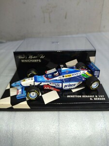 ミニチャンプス 1/43 BENETTON RENAULT B 197 #8 G.BERGER ベネトン ルノー ベルガー