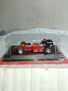 アシェット 1/43 フェラーリ 126 C4 1984 Ferrari Rene Arnoux F1 模型のみ ブリスター剥がれ有り