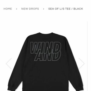 WIND AND SEA ／SEA OF L/S TEE / BLACK