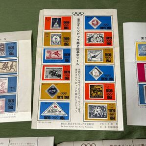 【YOS3160和半】 東京オリンピック 1964 記念シール 募金シール コレクション の画像3