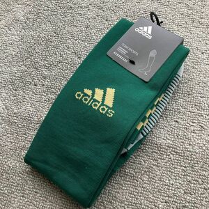 アディダス サッカーソックス 靴下 adidas 22-24cm グリーン　緑　エアロレディ