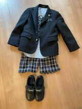 フォーマルスーツ 靴　セット　入学式 卒園式 男の子 120cm シューズ20cm_画像1