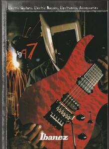 ●ギターカタログ　Ibanez　1997 Electric Guitars, Basses, Electronics and Accessories 55ページ　美品中古