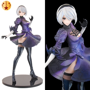 ☆★ 二次元 リペイント ★☆ NieR:Automata 2B ヨルハ賞 ゴーグルOFFver. ニーアオートマタ フィギュア 二次元塗装 一点物 figureの画像1