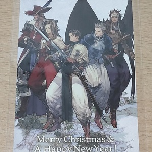 タクティクスオウガ 運命の輪 ポストカード クリスマス デニム Tactics Ogre SQUARE ENIX SQEX レア