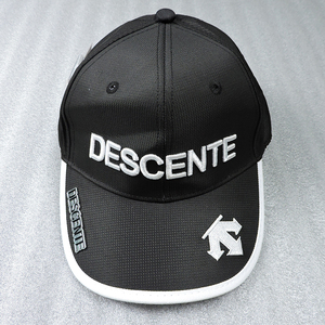 送料無料 新品 DESCENTE キャップ マーカー付き ゴルフキャップ フリーサイズ 春夏 帽子