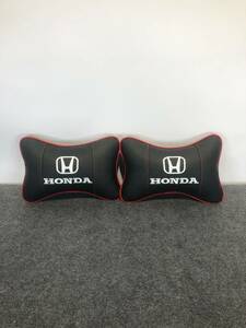 送料無料 2個セット ネックピロー ホンダ HONDA 刺繍ロゴ ネックパッド 車用 首枕 カーアクセサリ