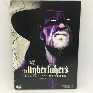 DVD『WWE Undertakers Deadliest Matches 輸入盤』※動作確認済み/リージョン1/プロレス/格闘技/DVD３枚組/Import/アメリカ/　Ⅳ-1237