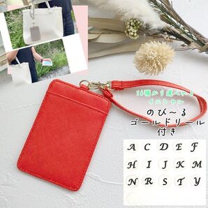 パスケース リール付き 定期入れ 新品 未使用 ストラップ リール シンプル 無地 カードケース シンプル レザー リール