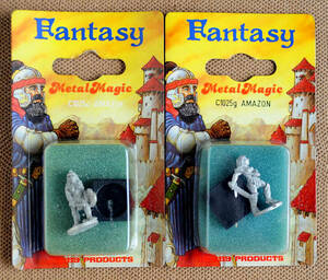 メタルフィギュア MetalMagic Fantasy C1025c C1025g 2セット