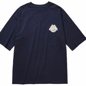 ワークマン『ゆるキャン△SEASON3』 コラボTシャツ　ネイビー　LLサイズ