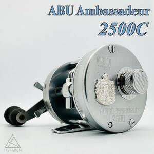 極希少◆1976年 ABU アンバサダー 2500C◆整備済 オールド アブガルシア/ベイト/右/ヴィンテージ/ハイスピード/バス/渓流/トラウト/1500/D