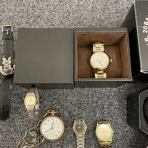 【HPF-3462a】 1円～ 時計おまとめ CITIZEN MICHAEL KORSなど 腕時計 懐中時計 総重量約1000g ジャンク メンズ レディース コレクションの画像5