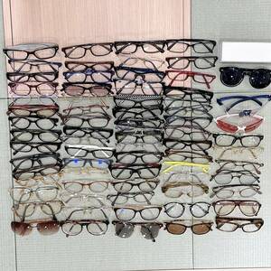 【TOA-4700a】1円～ 眼鏡 大量 まとめ 約70点 メンズ レディース べっ甲風 メガネ 眼鏡フレーム 金属フレーム 美品含む 現状保管品