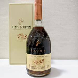 【TOA-4763】1円～ 未開栓 REMY MARTIN レミーマルタン 1738 アコードロイヤル ブランデー 750ml 40% コニャック 箱付 現状保管品