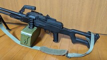 A&K PKM ベルトリンク、スリング、社外品ピカティニーレール付き パドックアンブレイカブルカスタム 電動ガン AK-74 ロシア軍 タルコフ_画像8