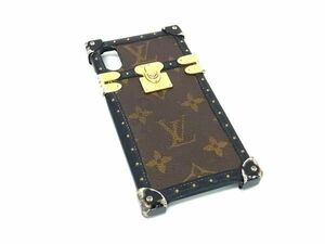 LOUIS VUITTON ルイヴィトン M67892 モノグラム アイトランク ライト iPhone X/Xs対応 スマホケース アイフォンケース ブラウン系 CC1605