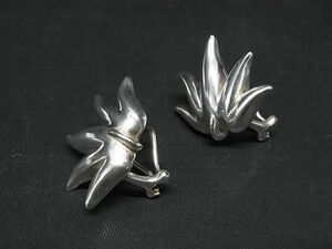 1円 ■美品■ TIFFANY＆Co ティファニー SV925 クリップ式 イヤリング アクセサリー レディース シルバー系 AV5723