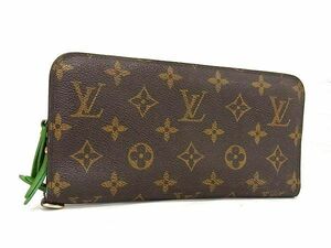 1円■美品■ LOUIS VUITTON ルイヴィトン M66565 モノグラム ポルトフォイユ アンソリット 二つ折り 長財布 ウォレット ブラウン系 AX3735