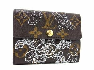 1円 ■極美品■ LOUIS VUITTON ルイヴィトン M95392 モノグラム ダンテェル ラドロー 二つ折り 長財布 ウォレット ブラウン系 AX3796