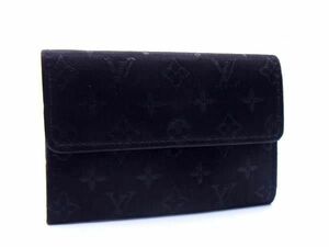 1円 ■美品■ LOUIS VUITTON ルイヴィトン M92137 モノグラム ポルトモネ サテン コインパース コインケース 小銭入れ ブラック系 AY0624