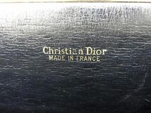 1円 ■美品■ ChristianDior ディオール ヴィンテージ トロッター キャンバス セカンドバッグ クラッチ ブラウン系×ネイビー系 FA0460_画像5