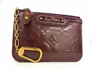 1円 ■美品■ LOUIS VUITTON ルイヴィトン M93560 モノグラムヴェルニ ポシェット クレ NM コインケース 小銭入れ パープル系 AX4322