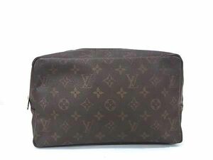 1円 LOUIS VUITTON ルイヴィトン M47522 モノグラム トゥルース トワレット28 ポーチ クラッチバッグ セカンドバッグ ブラウン系 BJ0158