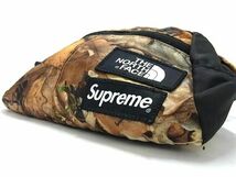 1円 ■極美品■ Supreme シュプリーム THE NORTH FACE ノースフェイス コラボ ナイロン ボディバッグ ウエストポーチ ブラウン系 FA1470_画像4