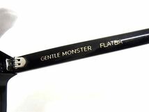 1円 ■美品■ Gentle Monster ジェントルモンスター 64□17 157 サングラス メガネ 眼鏡 メンズ ブラック系 AX5654_画像4
