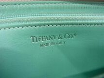 1円 ■美品■ TIFFANY＆Co ティファニー レザー ラウンドファスナー 長財布 ウォレット 小銭入れ 札入れ レディース ピンク系 AV8436_画像5