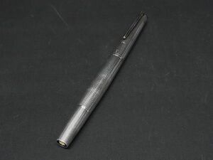 1円 MONT BLANC モンブラン SV925 ペン先 K18WG 750 18金 万年筆 筆記用具 文房具 ステーショナリー シルバー系 AV9861