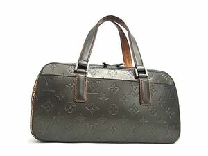 1円 LOUIS VUITTON ルイヴィトン M55172 モノグラムマット シェルトン ハンドバッグ トート レディース ノワール ブラック系 BG7821