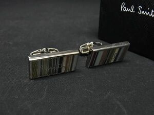 1円 ■美品■ Paul Smith ポールスミス カフスボタン カフリンクス アクセサリー 紳士 メンズ シルバー系×マルチカラー AV5754