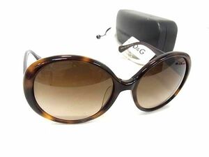 1円 ■美品■ DOLCE＆GABBANA ドルチェ&ガッバーナ DD3084 512/13 59□17 135 3N サングラス メガネ 眼鏡 ブラウン系 AX5567