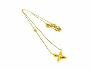 1円 LOUIS VUITTON ルイヴィトン M00365 コリエ ルイゼット ネックレス ペンダント アクセサリー ゴールド系 AX1380