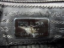 1円 PRADA プラダ B7446 パテントレザー ワンショルダー ショルダーバッグ 肩掛けかばん レディース メンズ ブラウン系 BH1782_画像6